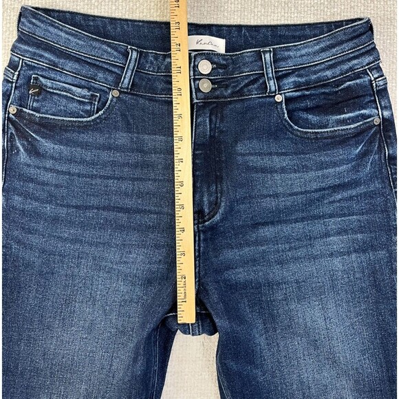 KanCan Jeans Women's 15 / 31 Juniors Slim Straight Stretch Blue Denim KC5217D - Picture 9 of 11